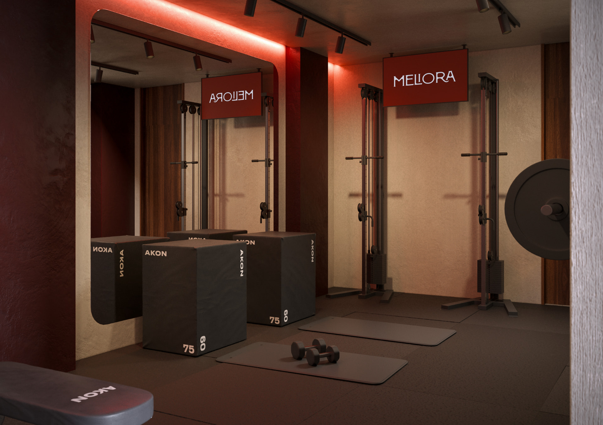The ROOT strength room at Meliora